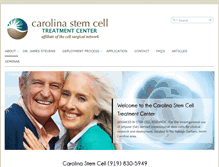 Tablet Screenshot of carolinastemcell.com